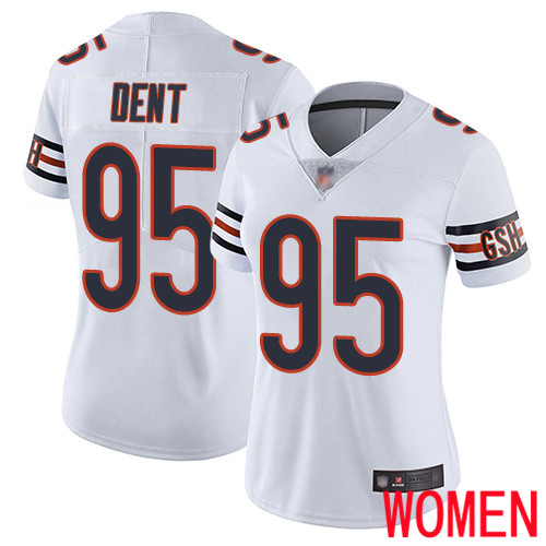 Chicago Bears Limited White Women Richard Dent Road Jersey NFL Football #95 Vapor Untouchable->women nfl jersey->Women Jersey